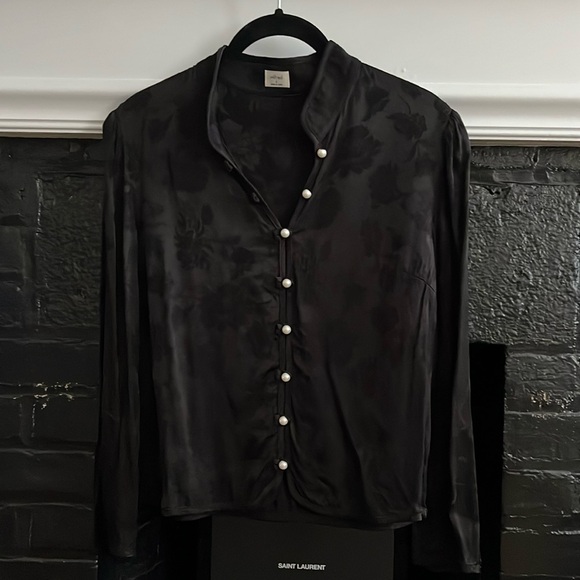 Wilfred Silk Blouse with Pearl Buttons - Picture 1 of 2